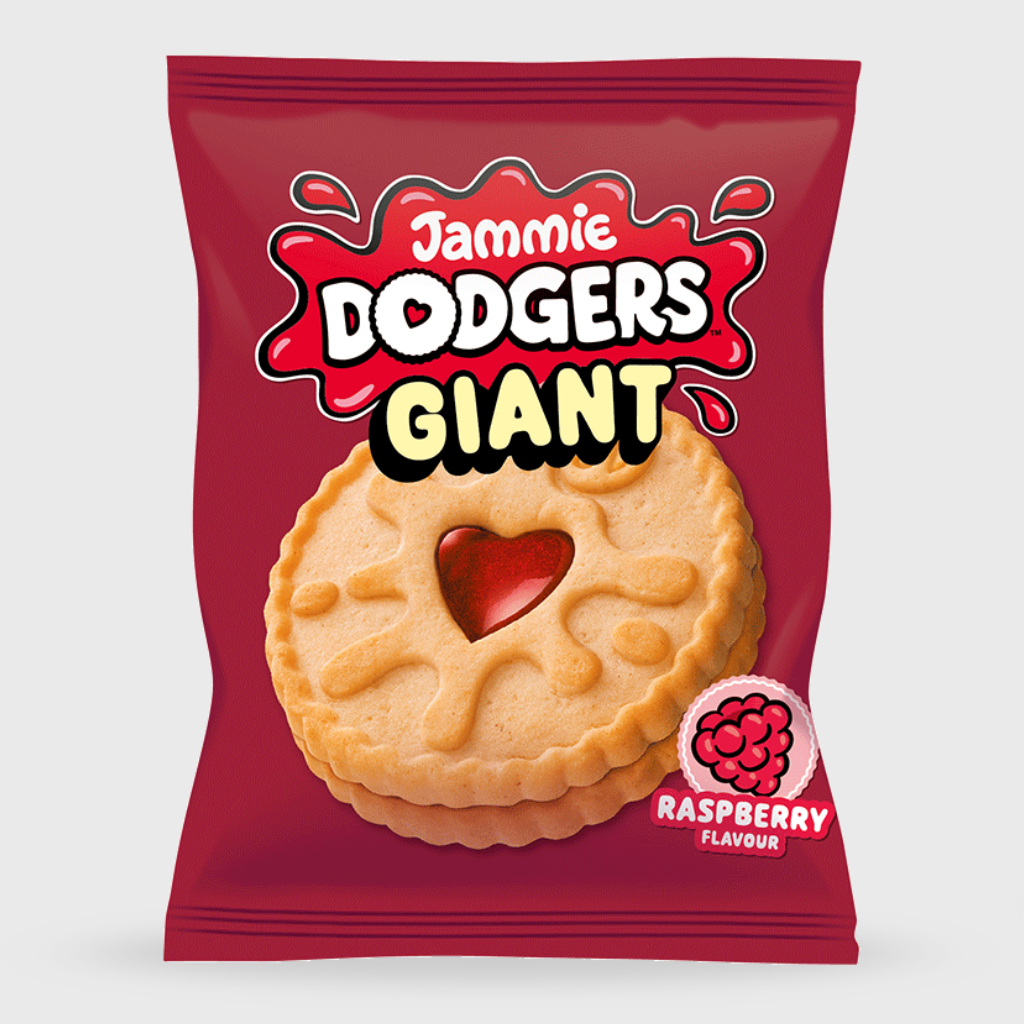 Jammie Dodgers Giant Original Raspberry - 50g | British Pantry Co