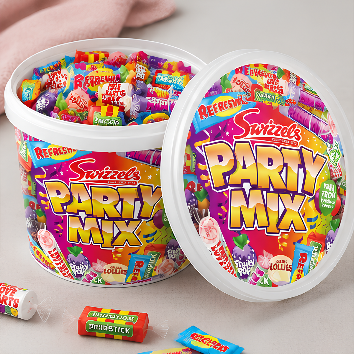 Swizzels Party Mix Sweets Tub 785g