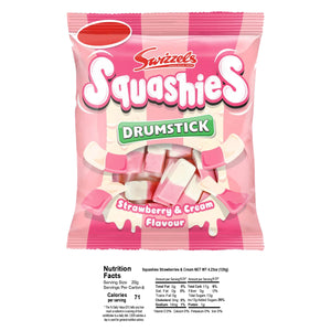 Swizzels Squashies Strawberries & Cream - 120g