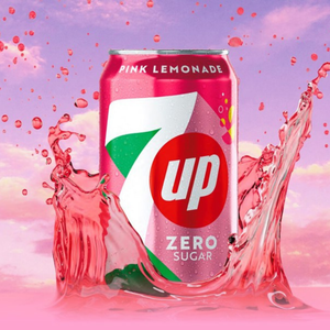 7Up Pink Lemonade Zero Sugar - 330ml Can