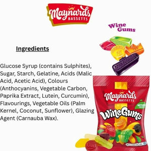 Maynards Bassetts Wine Gums - 165g