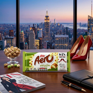Aero Pistachio Flavour Chocolate Bar - 90g