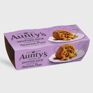 Aunty’s Spotted Dick Steamed Puds - 2 × 95g