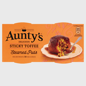Aunty’s Sticky Toffee Steamed Puds - 2 × 95g