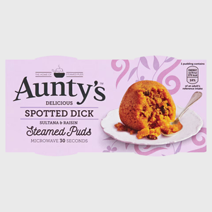 Aunty’s Spotted Dick Steamed Puds - 2 × 95g