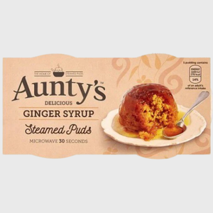 Aunty’s Ginger Syrup Steamed Puds - 2 × 95g