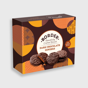 Border Dark Chocolate Ginger Biscuit Gift Box 255g
