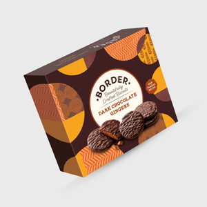 Border Dark Chocolate Ginger Biscuit Gift Box 255g