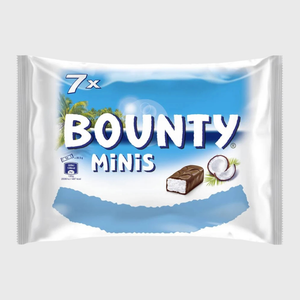 Bounty Chocolate Bar Minis 7 pack - 227g
