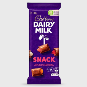 Cadbury Dairy Milk Snack Chocolate Bar 180g