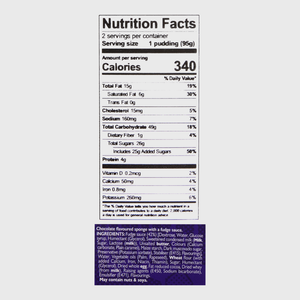 Cadbury Fudge Sticky Puds - 2 × 95g