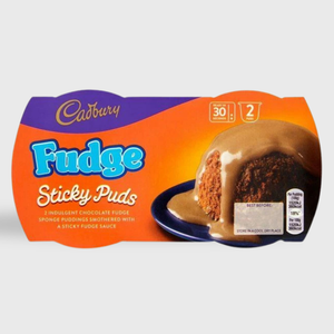 Cadbury Fudge Sticky Puds - 2 × 95g