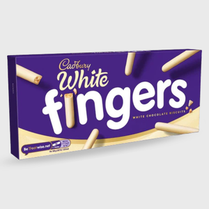 Cadbury White Chocolate Fingers Biscuits - 114g