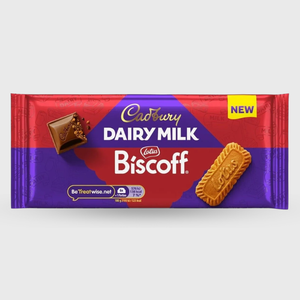 Cadbury Dairy Milk Biscoff Chocolate Bar - 95g