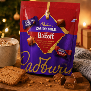 Cadbury Dairy Milk Biscoff Chocolate Pouch 230g