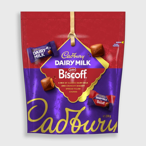 Cadbury Dairy Milk Biscoff Chocolate Pouch 230g