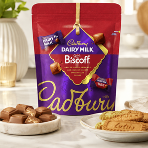Cadbury Dairy Milk Biscoff Chocolate Pouch 230g