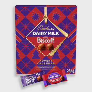 Cadbury Dairy Milk Biscoff Chunk Advent Calendar 236g