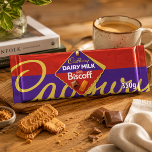 Cadbury Dairy Milk Biscoff Large Gifting Chocolate Bar - 350g