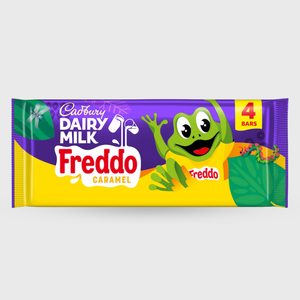 Cadbury Dairy Milk Caramel Freddo Chocolate Bar Multipack - 4x18g