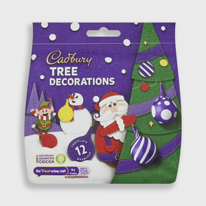 Cadbury Dairy Milk Chocolate Christmas Tree Decorations 72g