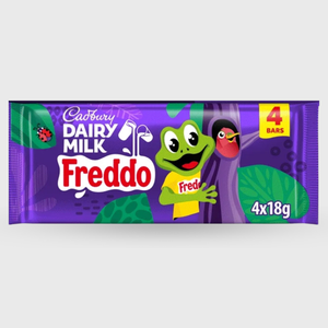 Cadbury Dairy Milk Freddo Chocolate Bar Multipack - 4x18g