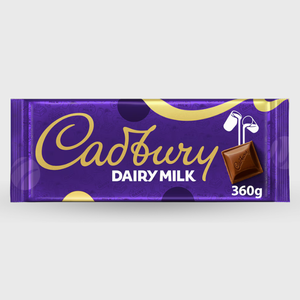 Cadbury Dairy Milk Large Chocolate Gifting Bar - 360g