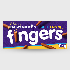 Cadbury Fingers Salted Caramel Finger Chocolate Biscuits  - 114g