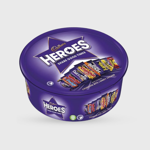 Cadbury Heroes Assorted Chocolates Tub 475g
