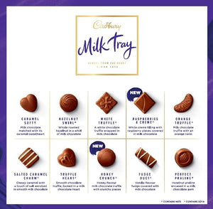 Cadbury Milk Tray Assorted Chocolates Box 445g