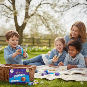 Cadbury Oreo Chocolate Eggs with Oreo Filling - 5pk 155g