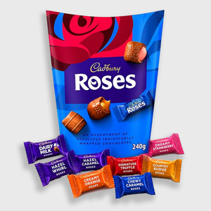 Cadbury Roses Assorted Chocolates Gift Box Carton 240g