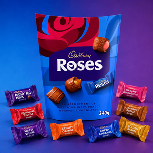 Cadbury Roses Assorted Chocolates Gift Box Carton 240g