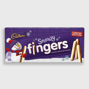 Cadbury Snowy Fingers Chocolate Biscuits 115g