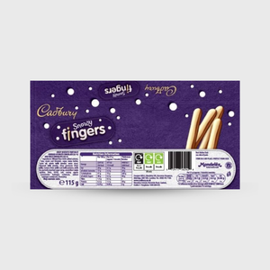 Cadbury Snowy Fingers Chocolate Biscuits 115g