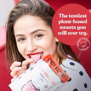 Candy Kittens Wild Strawberry Gummy Sweets - 140g