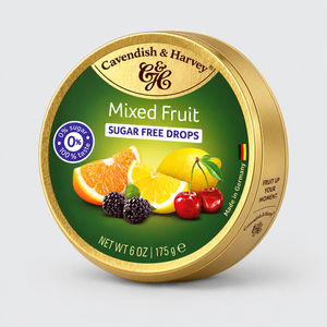 Cavendish & Harvey Sugar Free Mixed Fruit Drops 175g