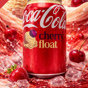 Coca-Cola Cherry Float Soda - 330ml