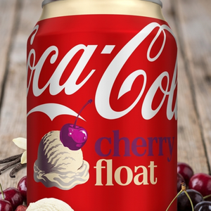 Coca-Cola Cherry Float Soda - 330ml