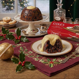 Cole's Brandy Christmas Pudding Twin Pack 250g
