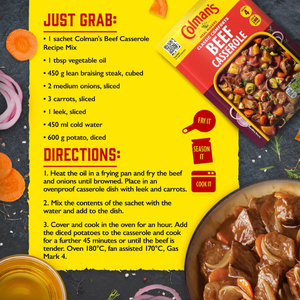 Colman's Beef Casserole Recipe Mix - 40g