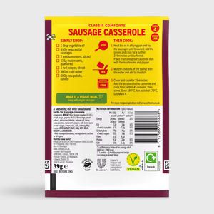 Colman’s Sausage Casserole Mix - 39g