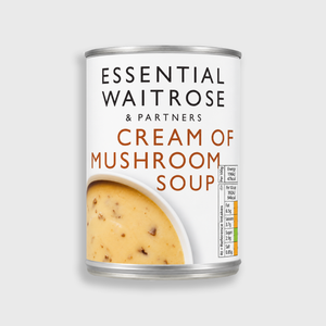 Essential Waitrose Cream of Mushroom Soup 400g