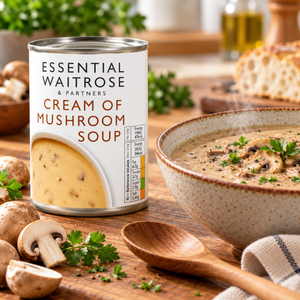 Essential Waitrose Cream of Mushroom Soup 400g