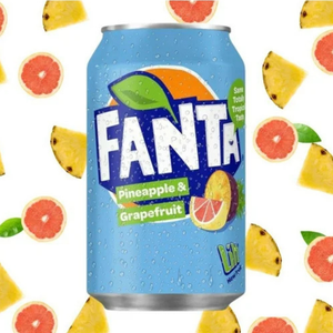 Fanta Pineapple & Grapefruit Soft Drink Soda - 330ml