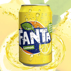 Fanta Lemon Soda 330ml Can
