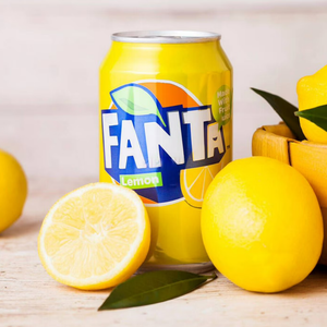 Fanta Lemon Soda 330ml Can