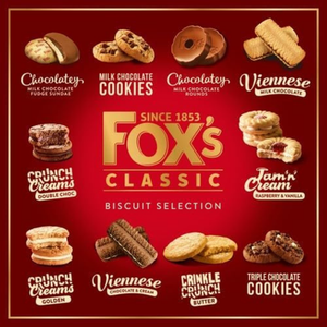 Fox's Classic Biscuit Selection Gift Box Carton 275g