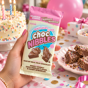Freedom Confectionery Birthday Cake Choc Nibbles Bar 120g