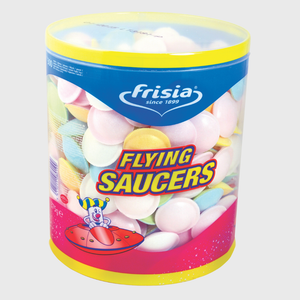 Frisia Flying Saucers UFO Candy - 300 Count Tub